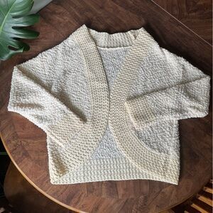 Cozy Cream Cardigan Sweater Crochet